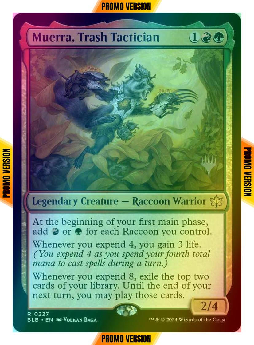 Muerra, Trash Tactician [227p] [Promo Pack] [Bloomburrow: Promos] [Foil]