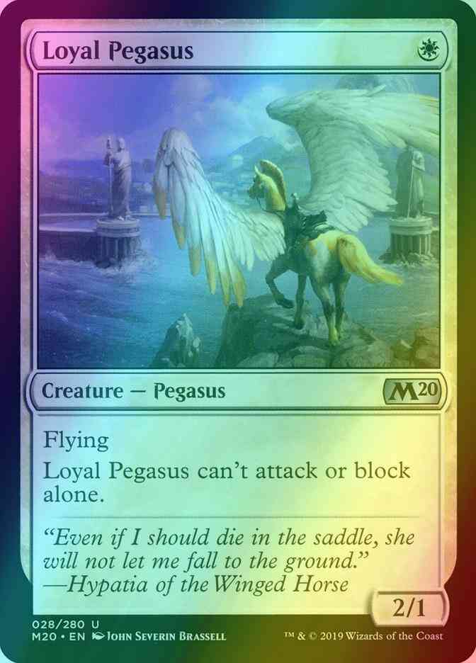 Loyal Pegasus [28] [Core Set 2020] [Foil]