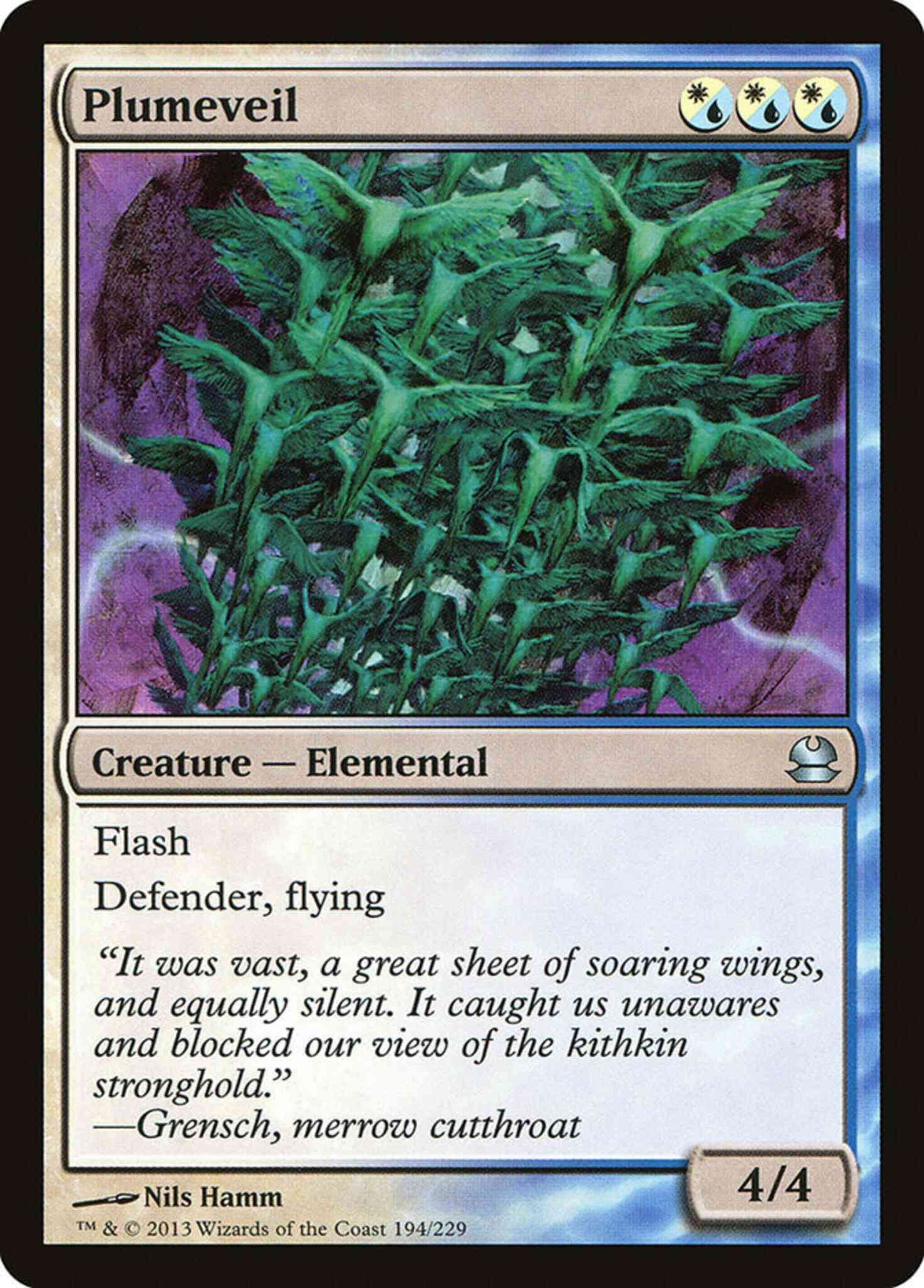 Plumeveil [194] [Modern Masters] [Non-Foil]