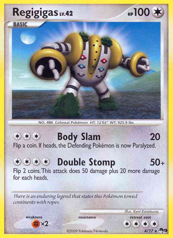 Regigigas - 4/17 - Rare [pop9-4] [Non-Holo]