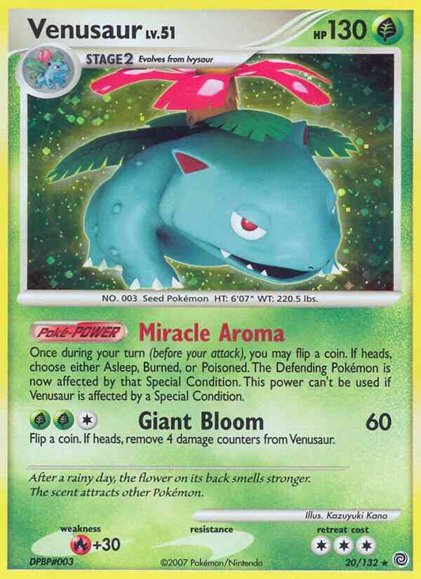 Venusaur - 20/132 - Rare Holo [dp3-20] [Holo]