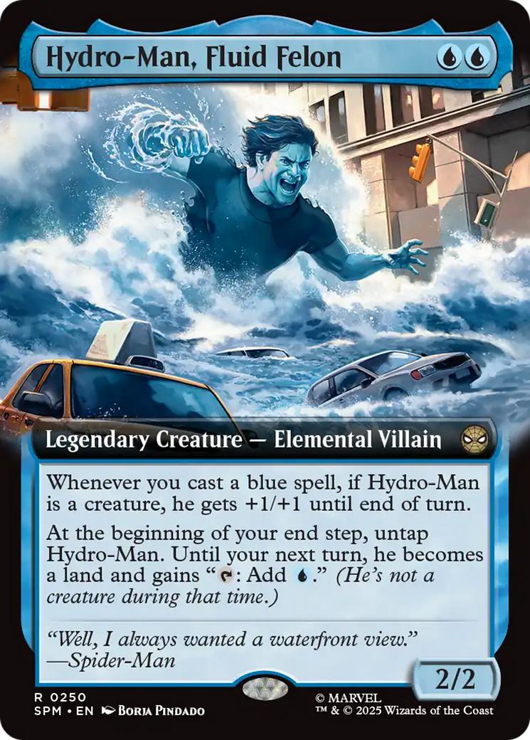 Hydro-Man, Fluid Felon [250] [Extended Art] [Marvel's Spider-Man] [Non-Foil]