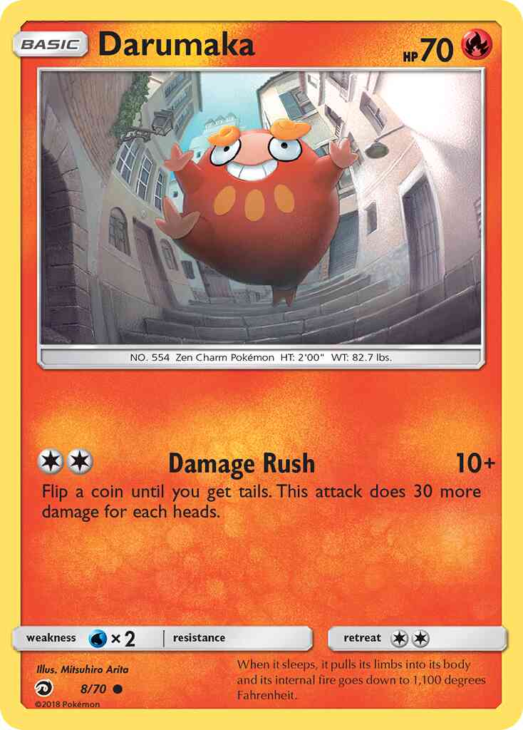 Darumaka - 8/70 - Common [sm75-8] [Reverse Holo]
