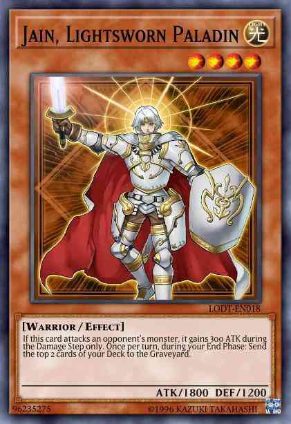 Jain, Lightsworn Paladin - SR02-EN020 - Common - 1st Edition