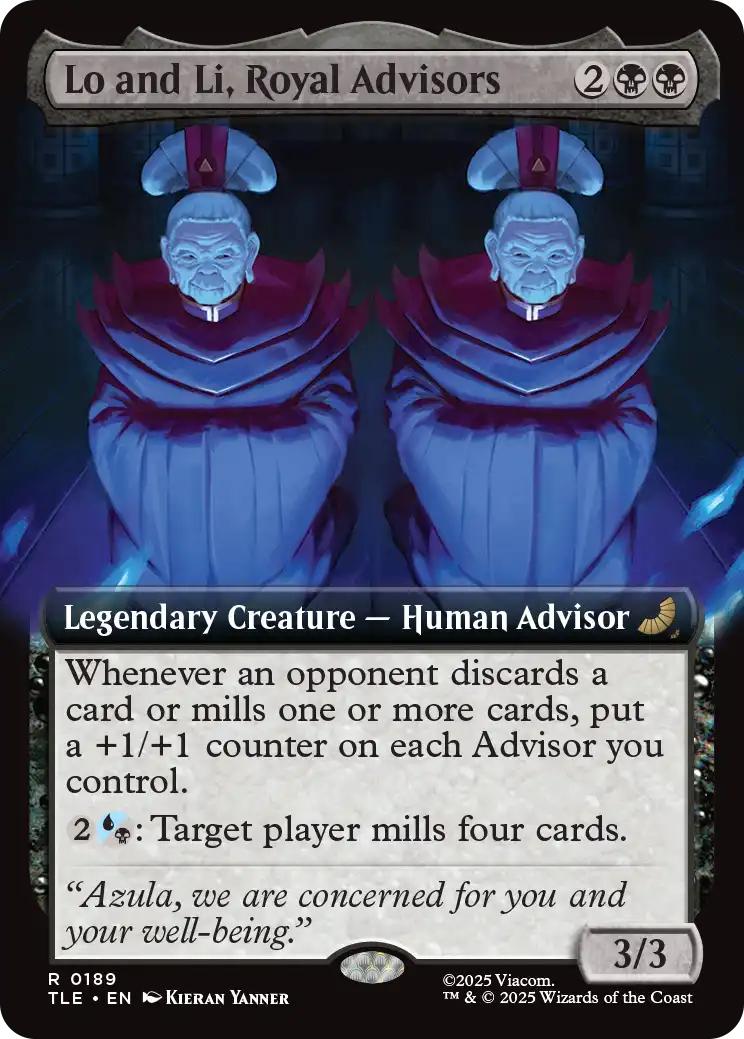 Lo and Li, Royal Advisors [189] [Extended Art] [Avatar: The Last Airbender Eternal] [Non-Foil]