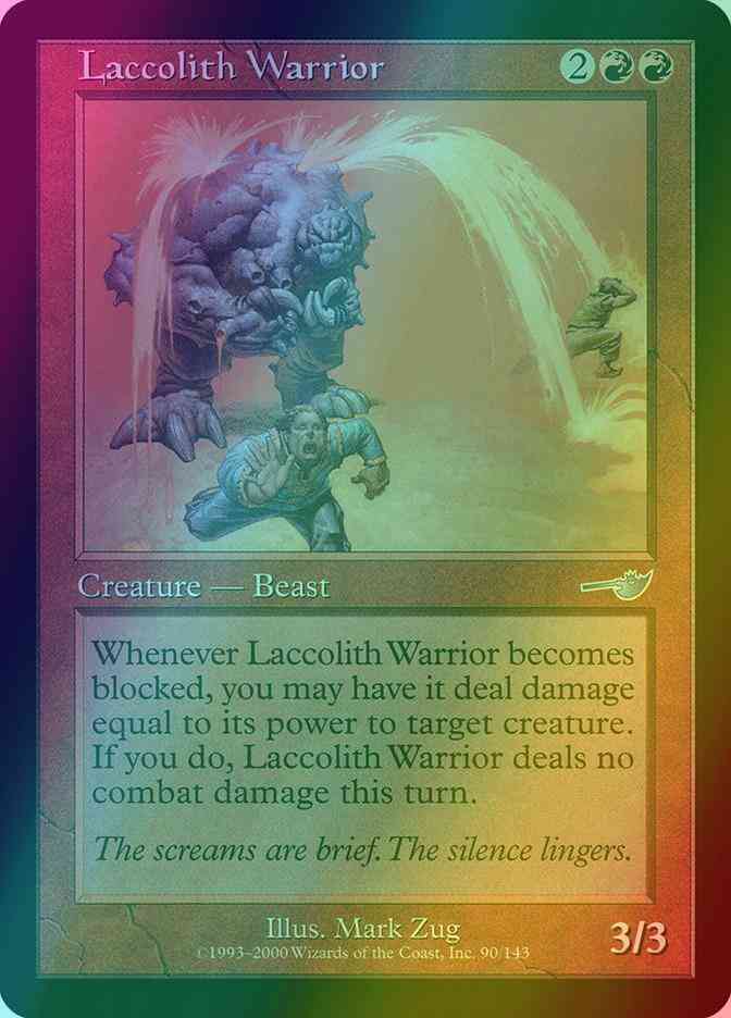Laccolith Warrior [90] [Nemesis] [Foil]