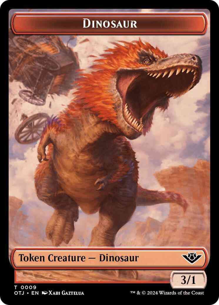 Dinosaur Token [09] [Outlaws of Thunder Junction: Tokens] [Non-Foil]
