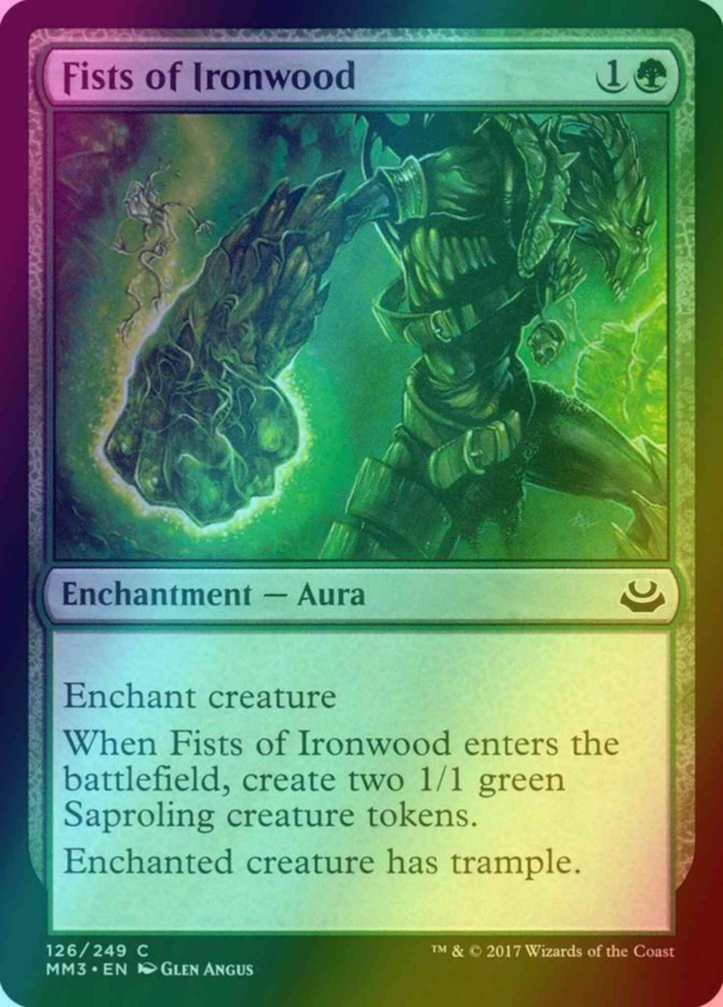 Fists of Ironwood [126] [Modern Masters 2017] [Foil]