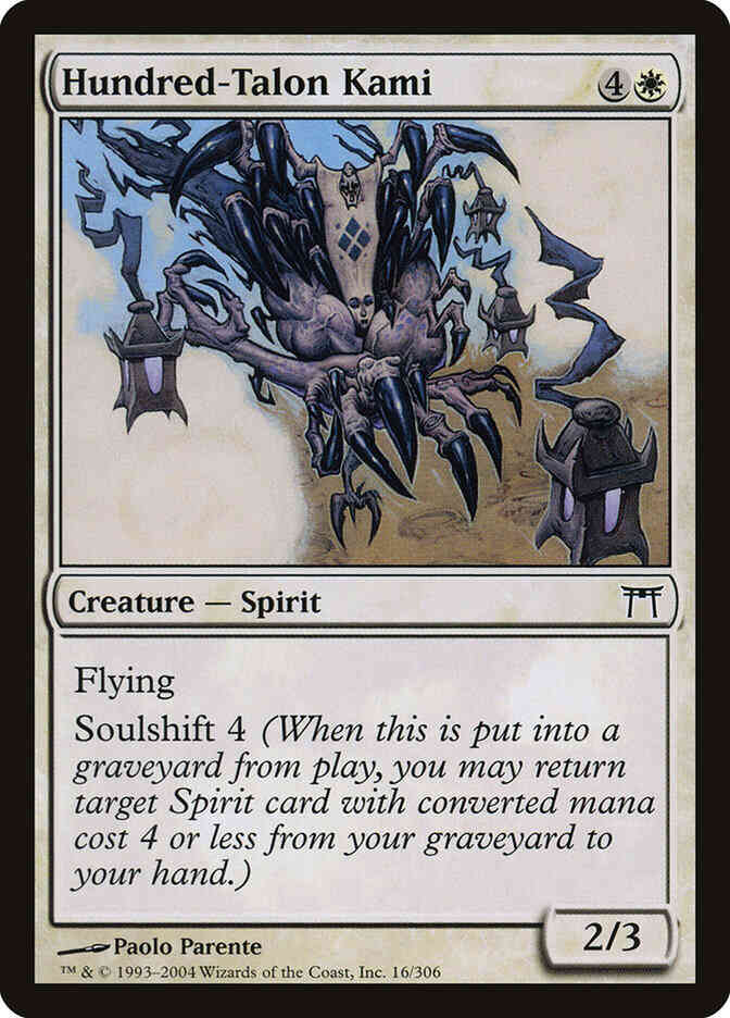 Hundred-Talon Kami [16] [Champions of Kamigawa] [Non-Foil]