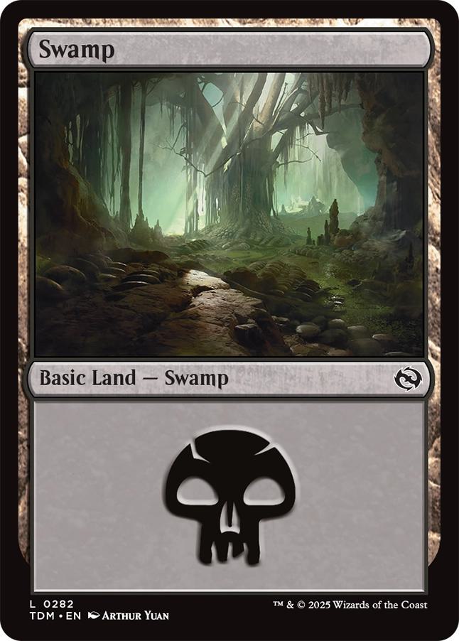 Swamp [282] [Tarkir: Dragonstorm] [Non-Foil]