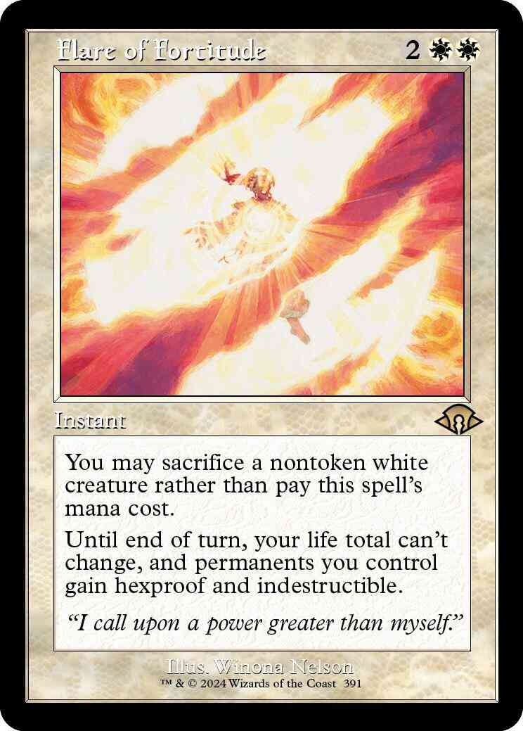 Flare of Fortitude [391] [Retro Frame] [Modern Horizons 3] [Non-Foil]
