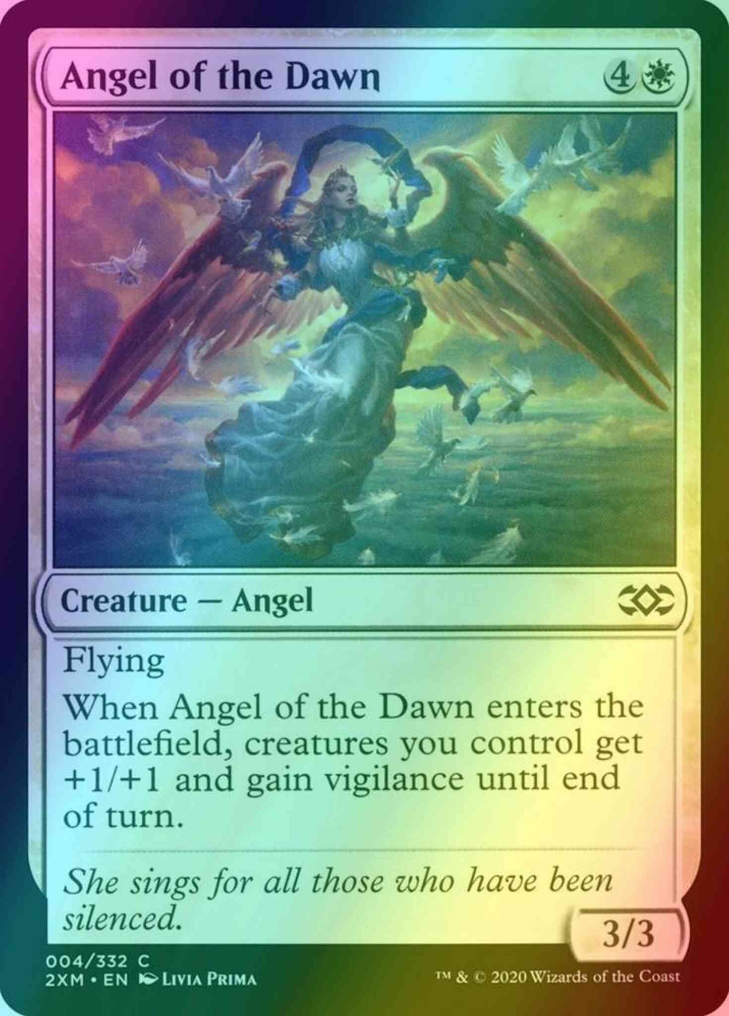 Angel of the Dawn [4] [Double Masters] [Foil]