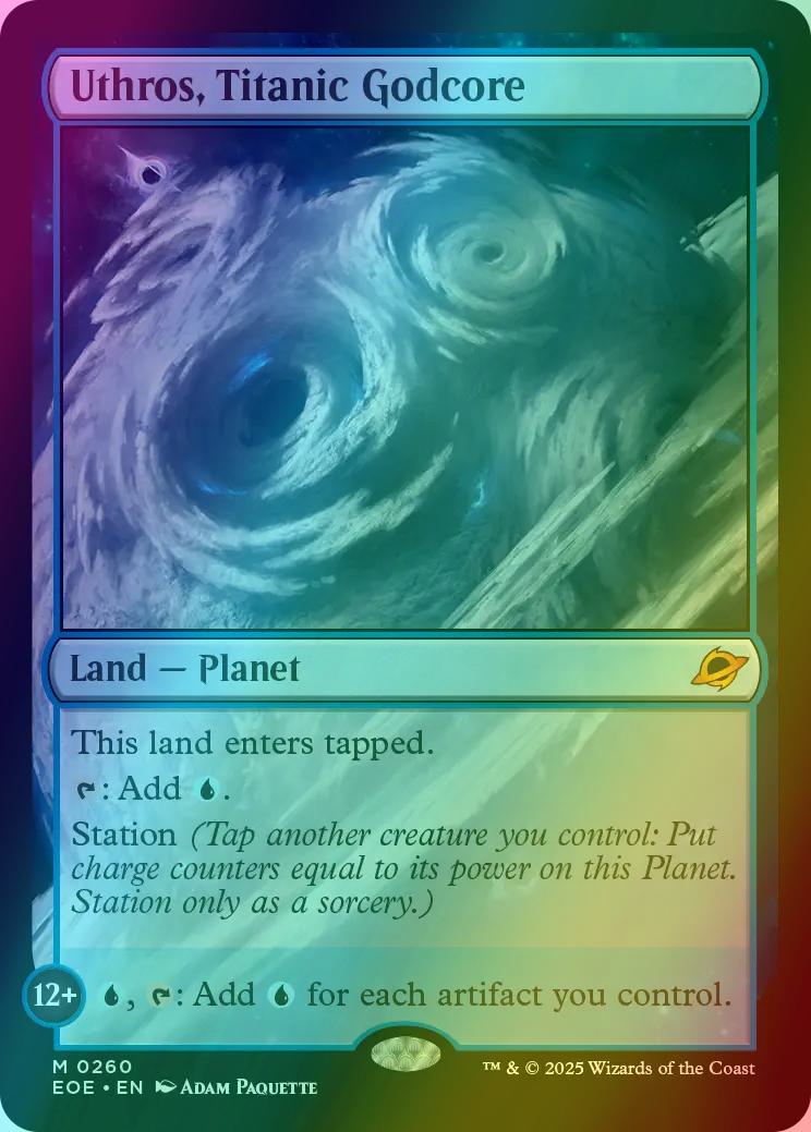 Uthros, Titanic Godcore [260] [Edge of Eternities] [Foil]
