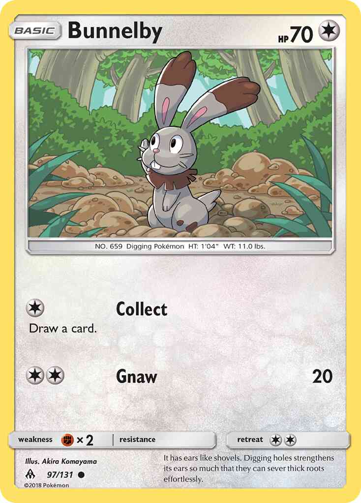 Bunnelby - 97/131 - Common [sm6-97] [Non-Holo]