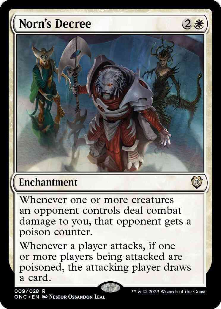 Norn's Decree [9] [Phyrexia: All Will Be One: Commander] [Non-Foil]