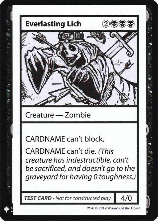 Everlasting Lich - Symbol [41] [Mystery Booster Playtest Cards 2019] [Non-Foil]
