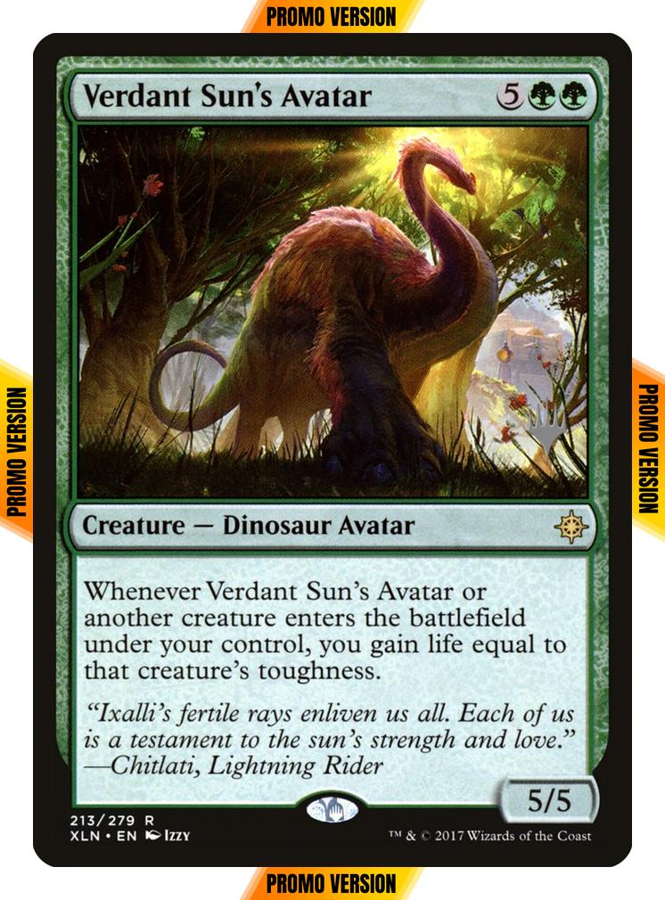 Verdant Sun's Avatar [213p] [Promo Pack] [Ixalan Promos] [Non-Foil]