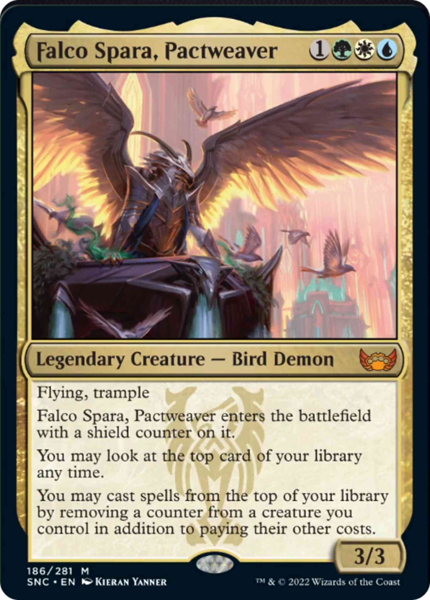 Falco Spara, Pactweaver [186] [Streets of New Capenna] [Non-Foil]