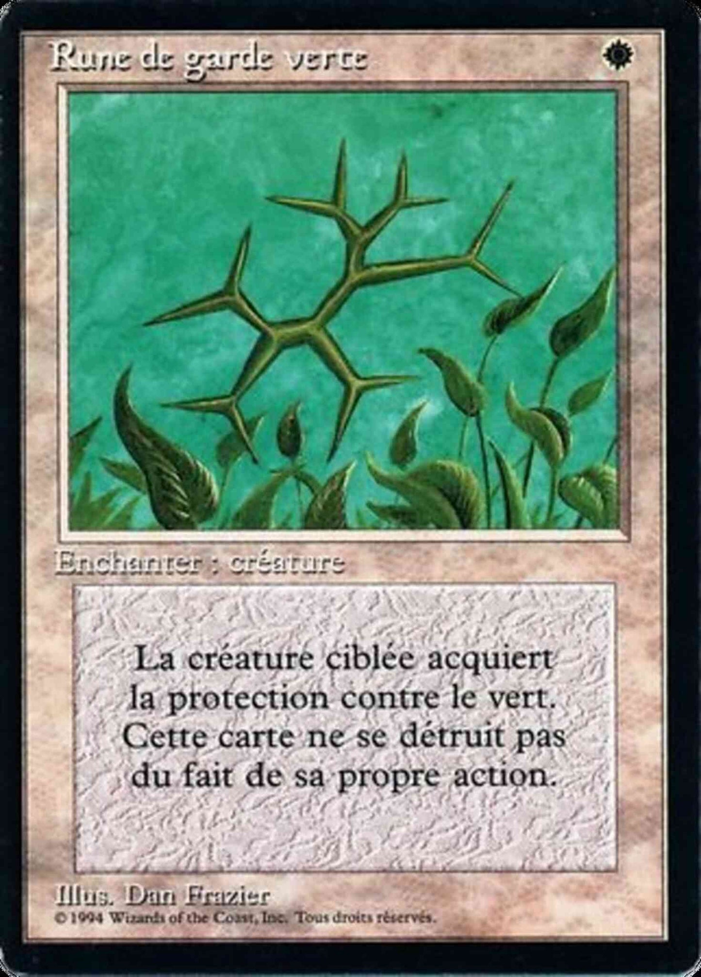 Green Ward - French [20] [Foreign Black Border: French] [Non-Foil]