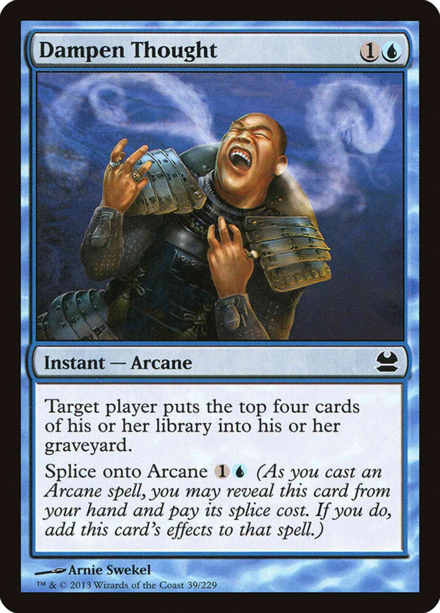 Dampen Thought [39] [Modern Masters] [Non-Foil]