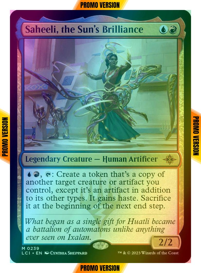 Saheeli, the Sun's Brilliance [239p] [Promo Pack] [The Lost Caverns of Ixalan: Promos] [Foil]