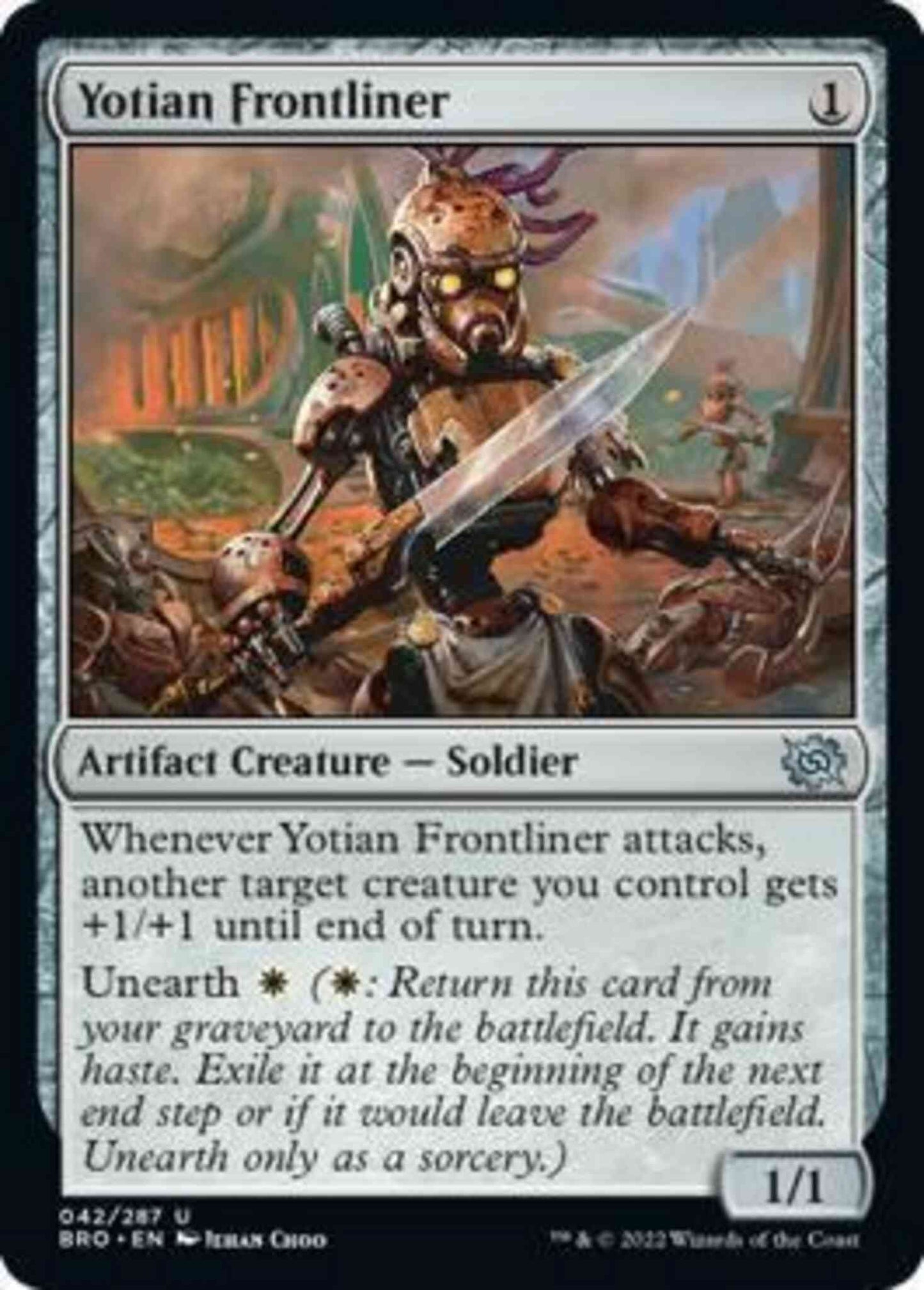 Yotian Frontliner [42] [The Brothers' War] [Non-Foil]