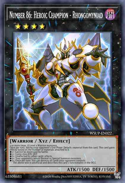 Number 86: Heroic Champion - Rhongomyniad - LEHD-ENC37 - Ultra Rare - 1st Edition