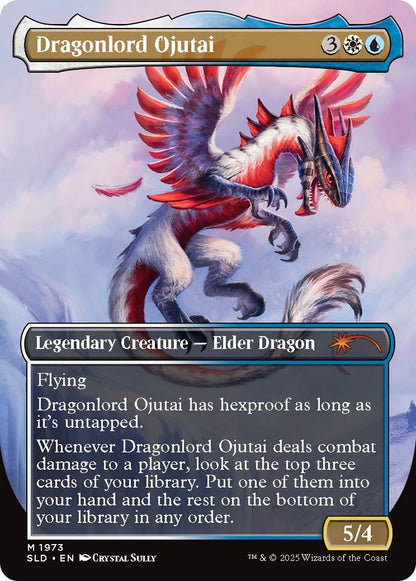 Dragonlord Ojutai // Dragonlord Ojutai [1973] [Borderless] [They Grow Up So Fast] [Secret Lair Drop] [Non-Foil]