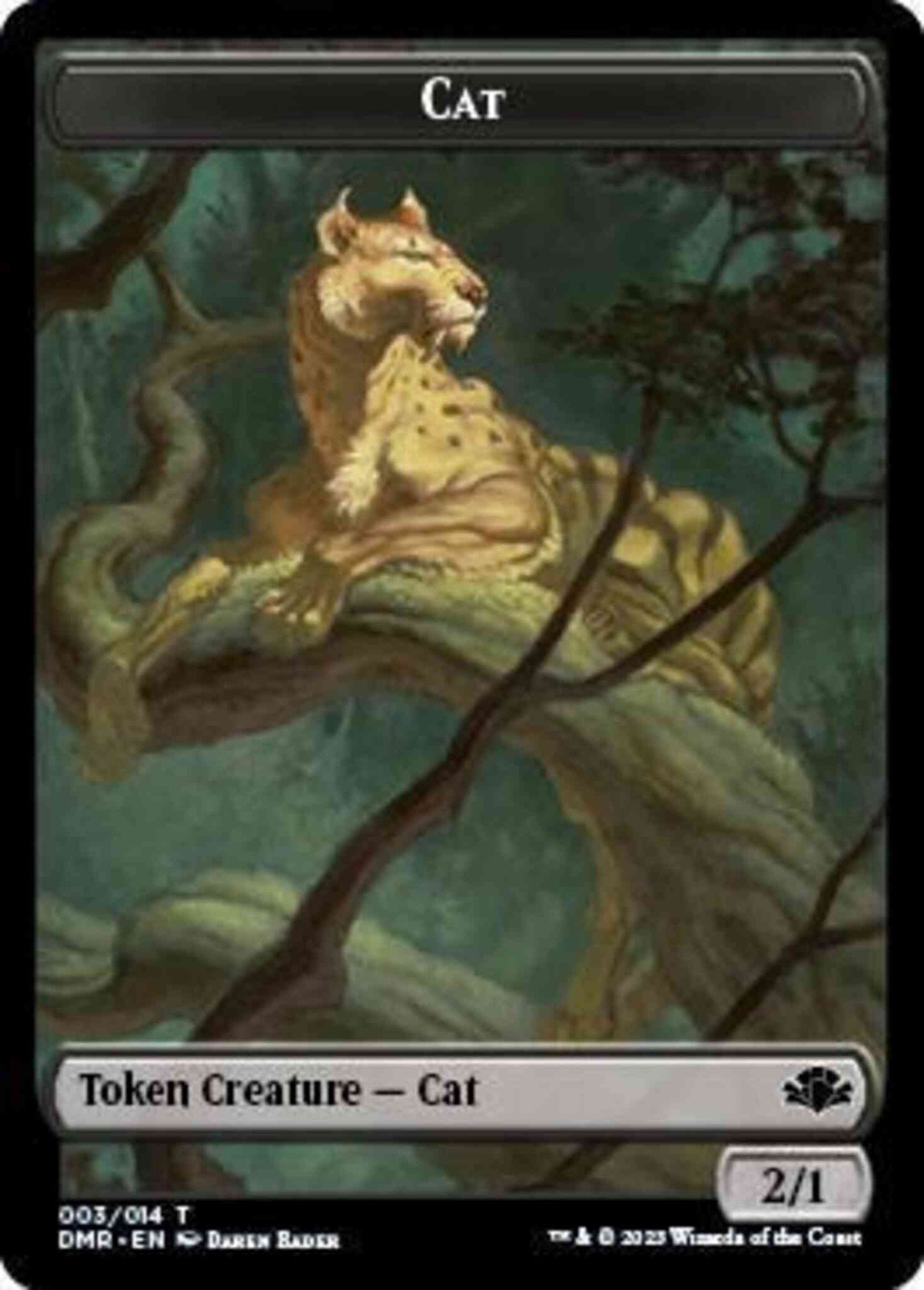 Cat Token [03] [Dominaria Remastered: Tokens] [Non-Foil]