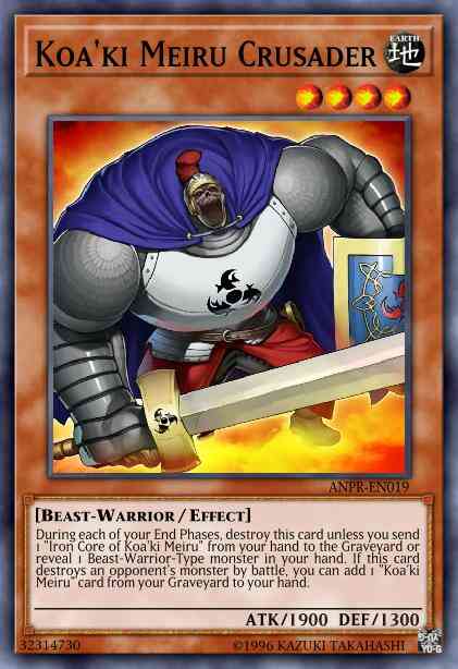 Koa'ki Meiru Crusader - ANPR-EN019 - Super Rare - 1st Edition