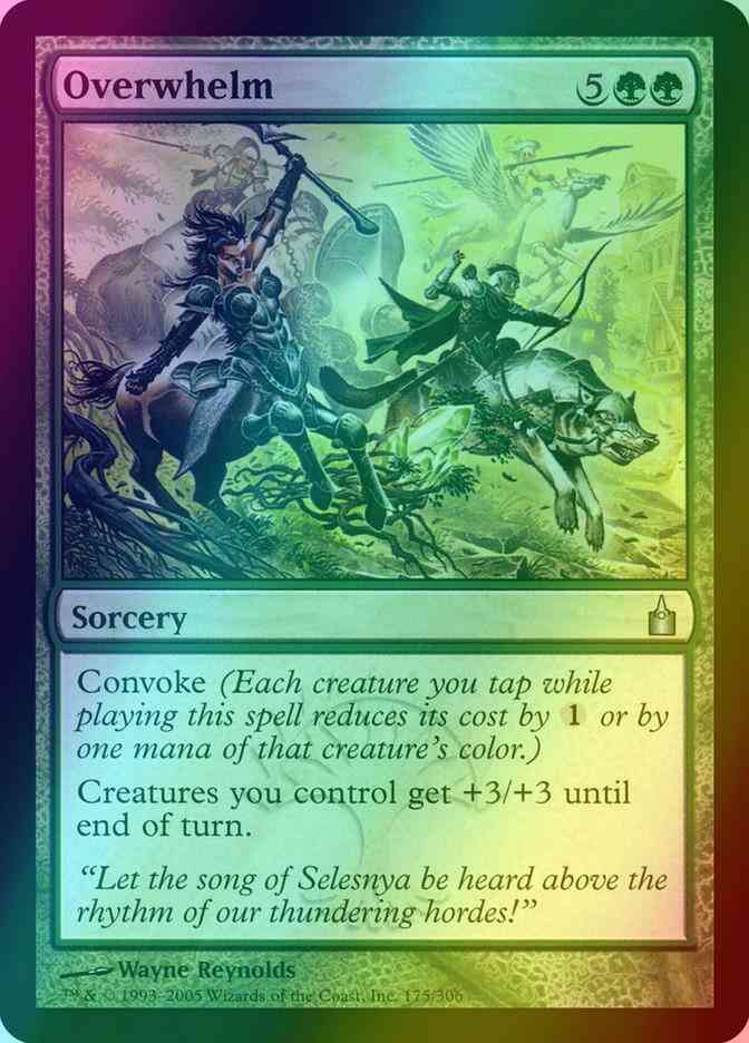 Overwhelm [175] [Ravnica City Of Guilds] [Foil]