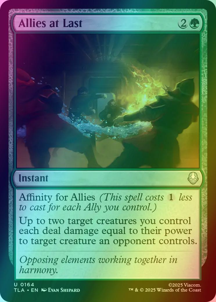 Allies at Last [164] [Avatar: The Last Airbender] [Foil]