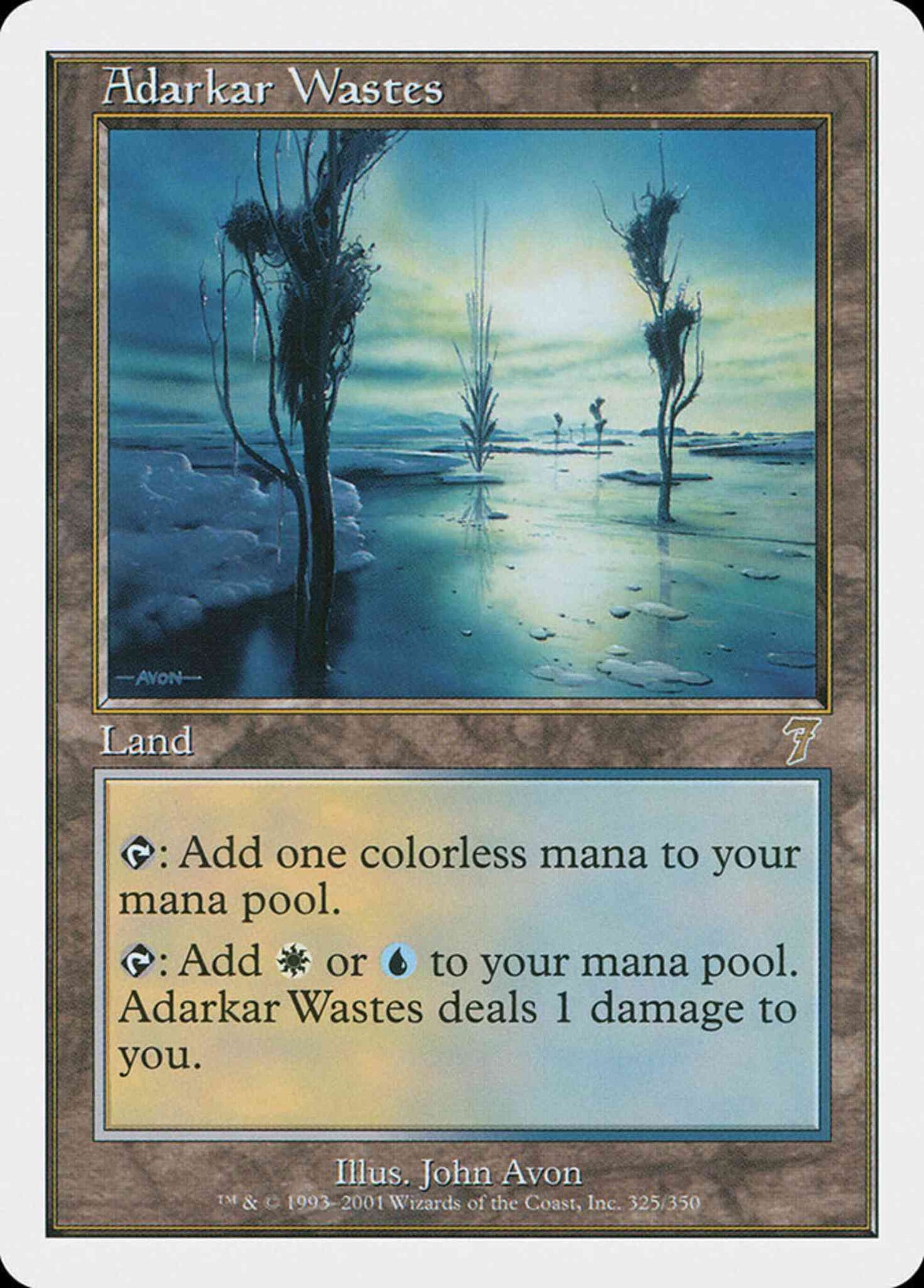 Adarkar Wastes [325] [Seventh Edition] [Non-Foil]