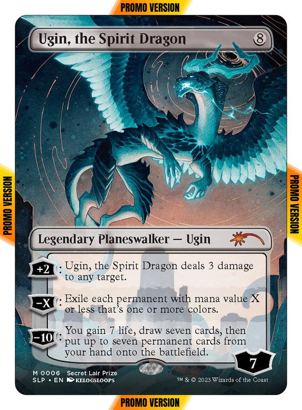 Ugin, the Spirit Dragon [0006] [Borderless] [Secret Lair Promo] [Non-Foil]