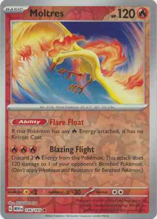 Moltres - 146/165 - Rare [sv035-146] [Reverse Holo]