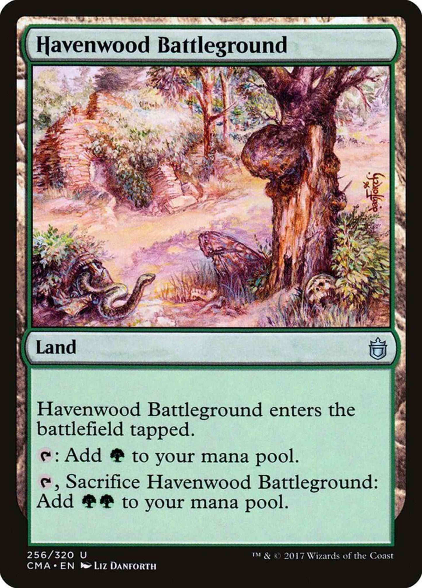 Havenwood Battleground [256] [Commander Anthology] [Non-Foil]
