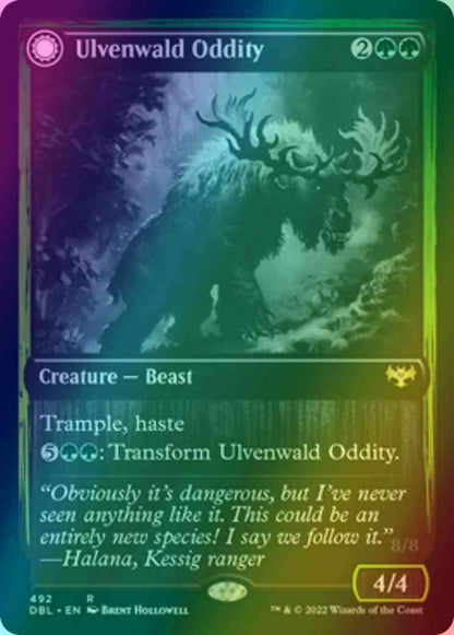 Ulvenwald Oddity // Ulvenwald Behemoth [492] [Innistrad: Double Feature] [Foil]
