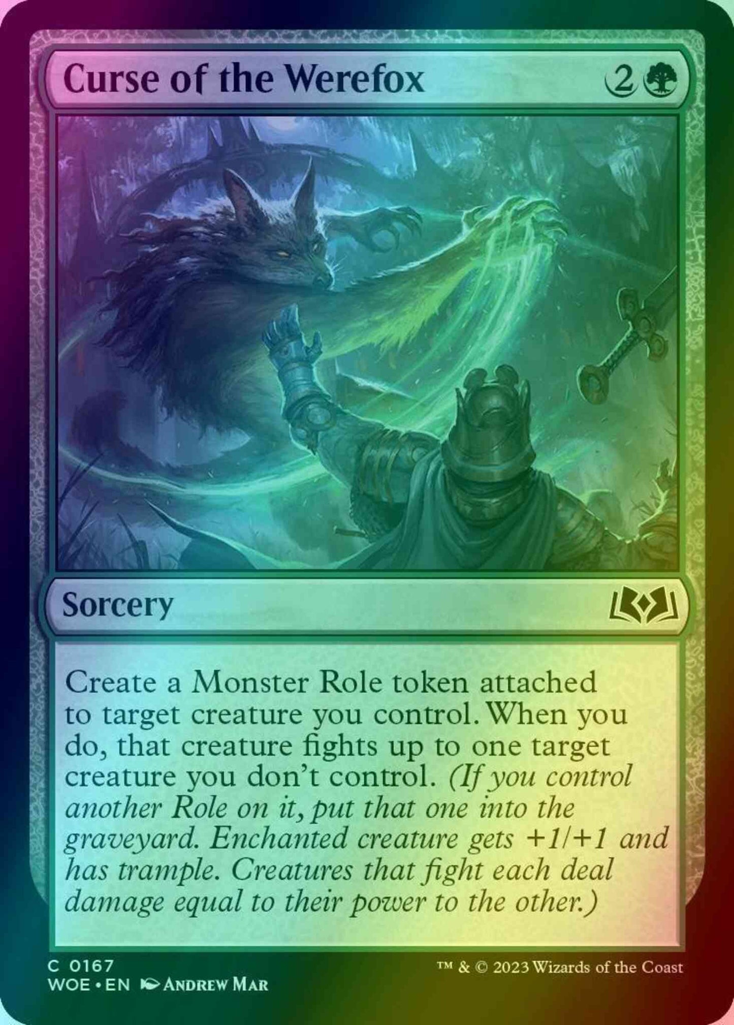 Curse of the Werefox [167] [Wilds of Eldraine] [Foil]