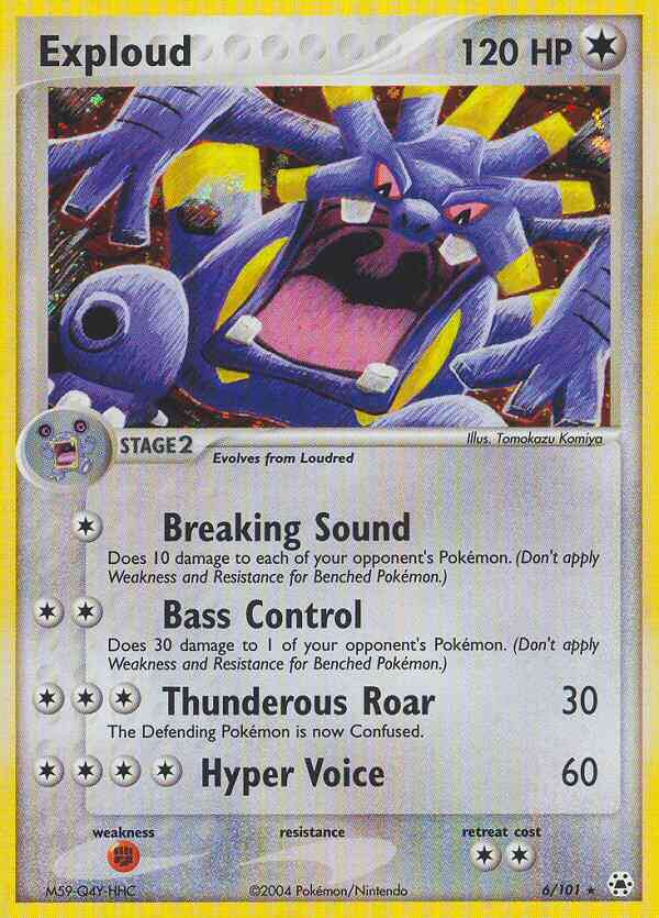 Exploud - 6/101 - Rare Holo [ex5-6] [Holo]