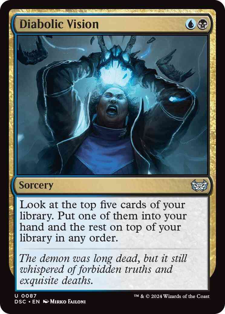 Diabolic Vision [87] [Duskmourn: House of Horror: Commander] [Non-Foil]