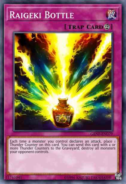 Raigeki Bottle - GENF-EN079 - Ultimate Rare - 1st Edition