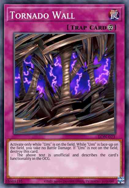 Tornado Wall - LON-023 - Common - 1st Edition