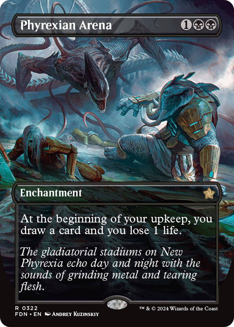 Phyrexian Arena [322] [Borderless] [Foundations] [Non-Foil]