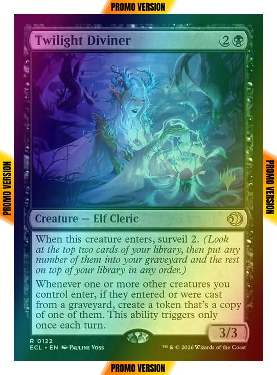 Twilight Diviner [122p] [Promo Pack] [Lorwyn Eclipsed: Promos] [Foil]