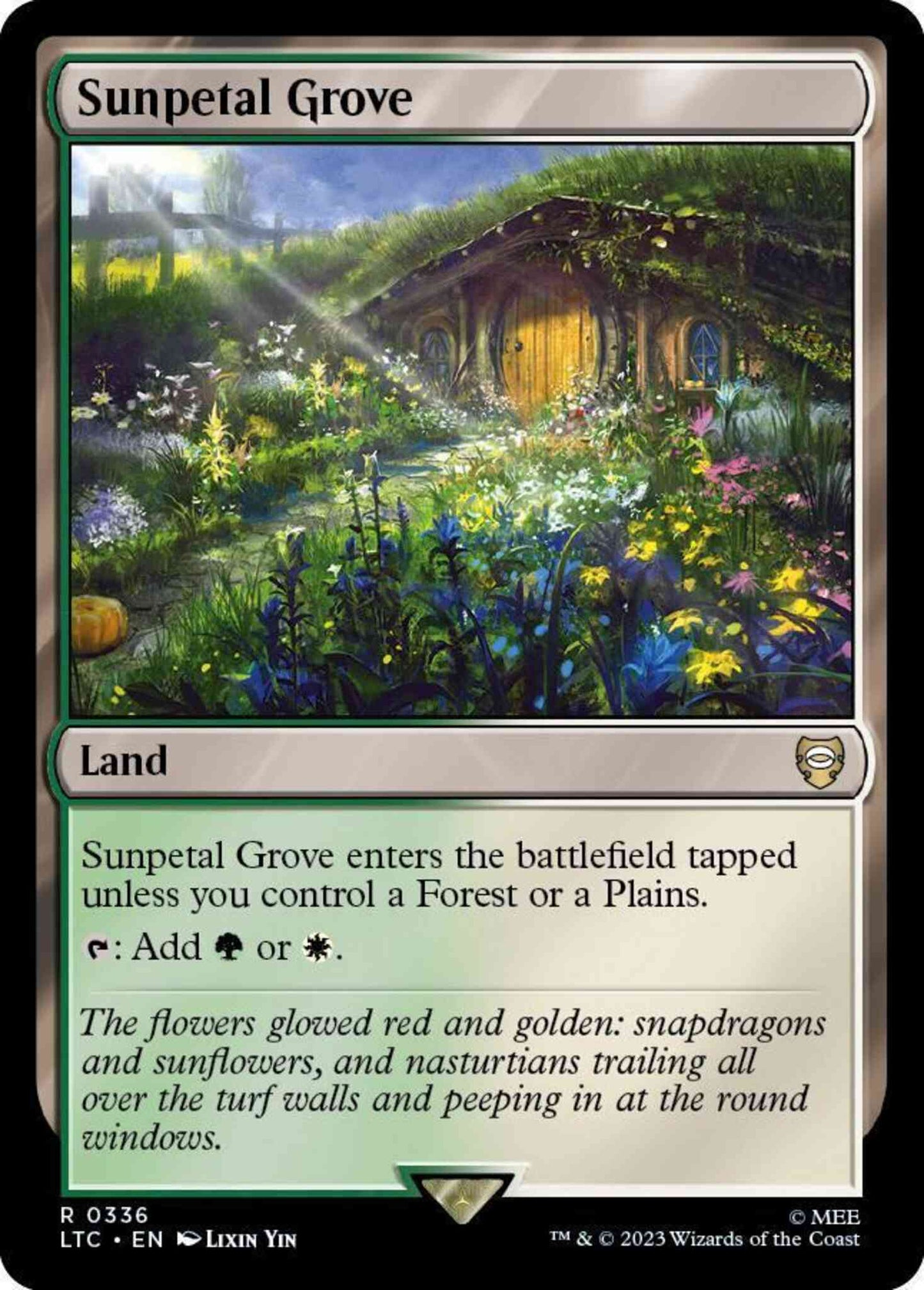 Sunpetal Grove [336] [The Lord of the Rings: Tales of Middle-earth: Commander] [Non-Foil]