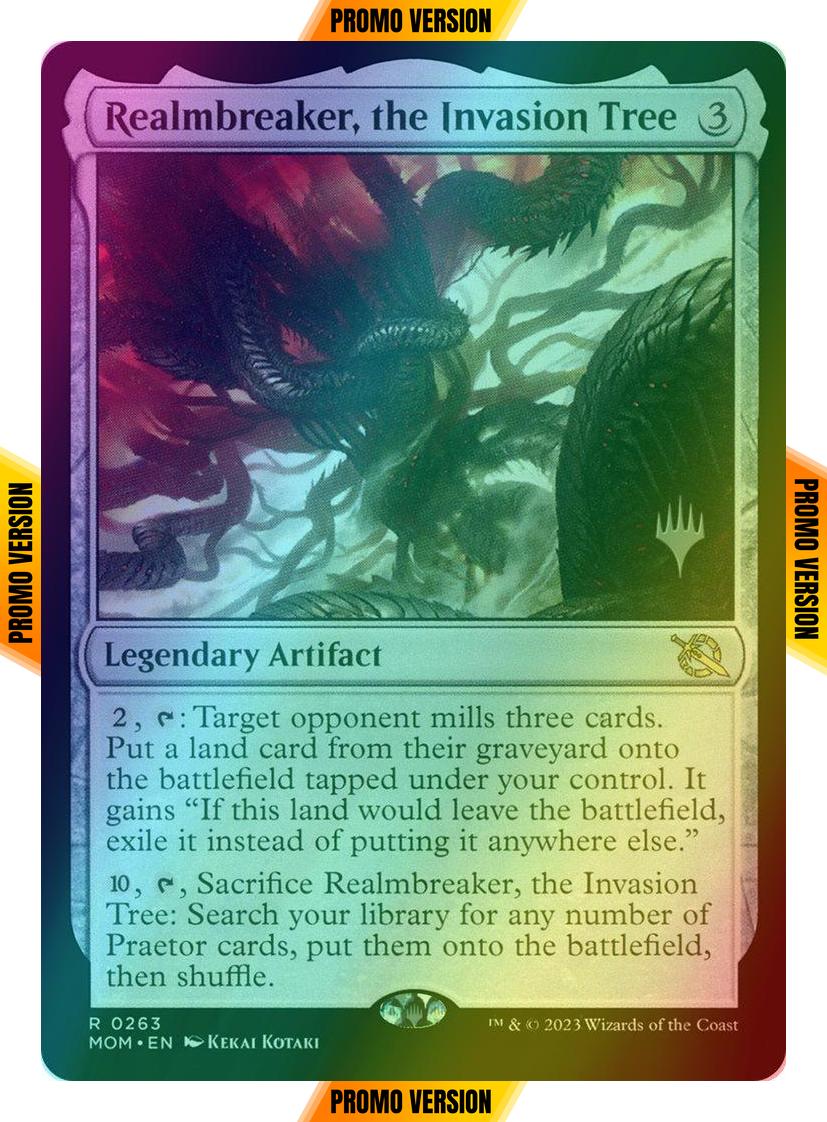 Realmbreaker, the Invasion Tree [263p] [Promo Pack] [March of the Machine: Promos] [Foil]