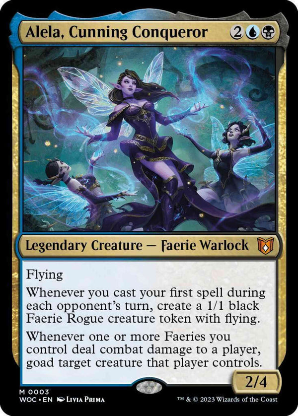 Alela, Cunning Conqueror [3] [Wilds of Eldraine: Commander] [Non-Foil]