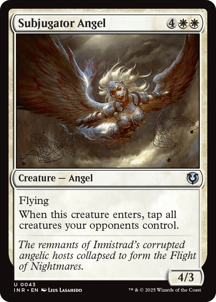 Subjugator Angel [43] [Innistrad Remastered] [Non-Foil]