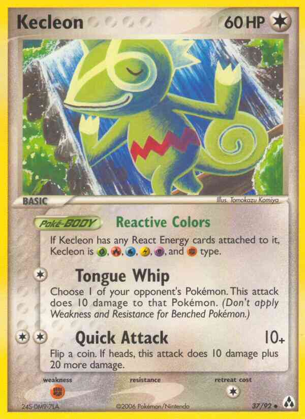 Kecleon - 37/92 - Uncommon [ex12-37] [Reverse Holo]