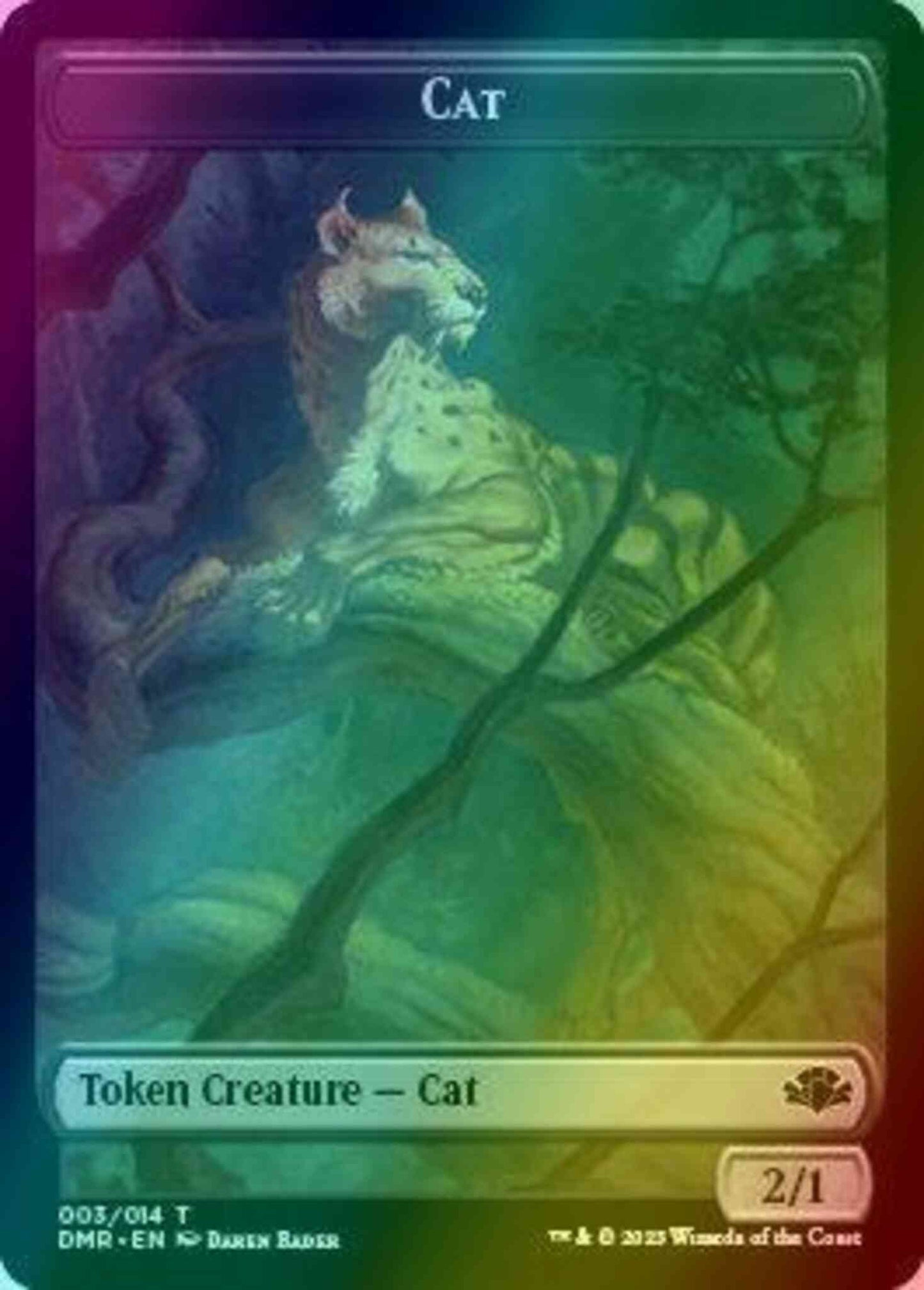 Cat Token (03) // Zombie Token (05) [Dominaria Remastered: Tokens] [Foil]